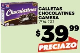 Merco GALLETAS CHOCOLATINES GAMESA 294 GR oferta