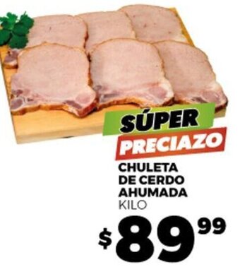 Merco CHULETA DE CERDO AHUMADA KILO oferta