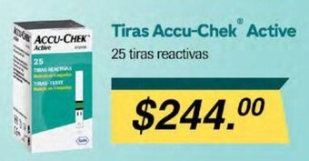 Farmacias Similares Tiras Accu-Chek Active 25 tiras reactivas oferta