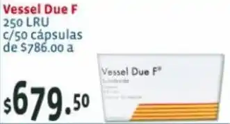 Vessel Due F 250 LRU c/50 cápsulas