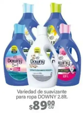 La Comer Variedad de suavizante para ropa DOWNY 2.8lt. oferta