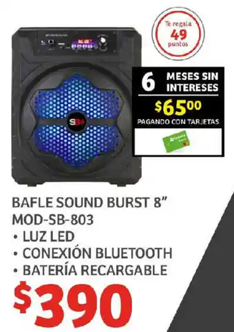 BAFLE SOUND BURST 8" MOD-SB-803