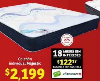 Soriana Express Colchón individual Majestic oferta