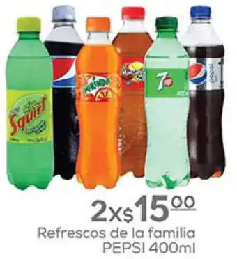 Fresko Refrescos de la familia PEPSI 400ml oferta