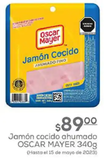 Jamón cocido ahumado OSCAR MAYER 340g