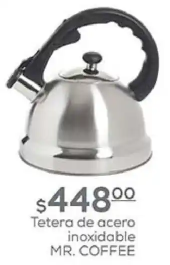 Tetera de acero inoxidable MR. COFFEE