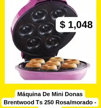 Máquina De Mini Donas Brentwood Ts 250 Rosa/morado - D2505