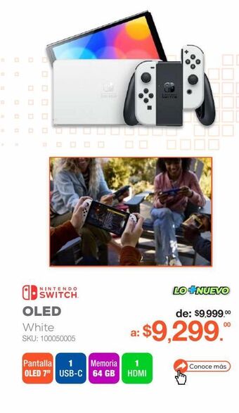 RadioShack Consola nintendo switch oled 64 gb oferta