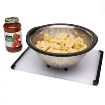 Colador de acero inoxidable oxo good grips® de 4.73 l
