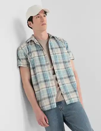 Liverpool Camisa casual aéropostale de algodón manga corta para hombre oferta