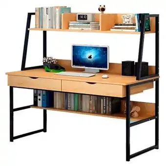 Escritorio de computadora repisas cajones estudiantil hogar