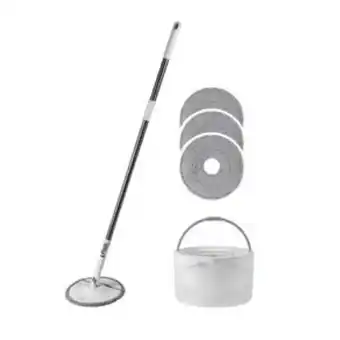 Mop avera con cubo separador y escurridor blanco lm01
