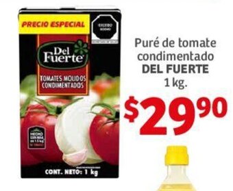 Soriana Híper Puré de tomate condimentado DEL FUERTE 1 kg. oferta
