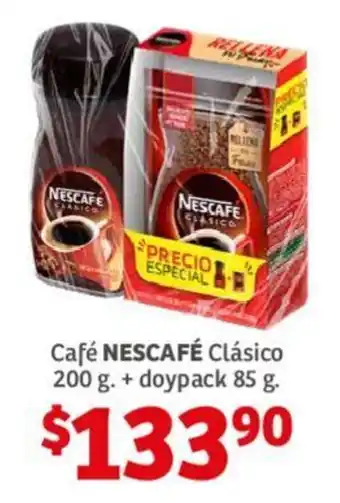 Soriana Híper Café NESCAFÉ Clásico 200 g. + doypack 85 g. oferta