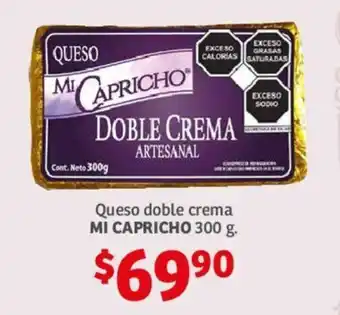 Soriana Híper Queso doble crema MI CAPRICHO 300 g. oferta