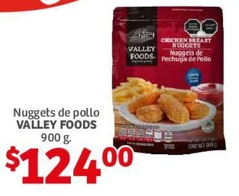 Soriana Híper Nuggets de pollo VALLEY FOODS 900 g. oferta