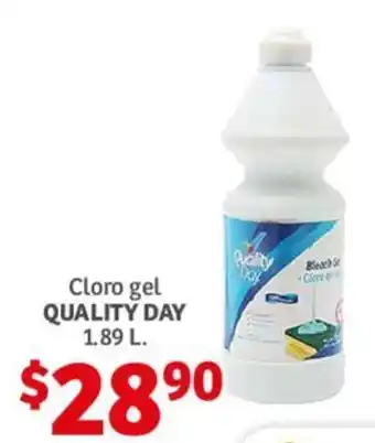 Soriana Híper Cloro gel QUALITY DAY 1.89 L. oferta