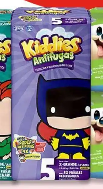 Soriana Híper Pañal KIDDIES etapa 5 de 2 x 80 piezas oferta