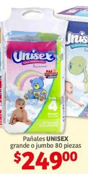 Soriana Híper Pañales UNISEX grande o jumbo 80 piezas oferta