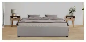 Muebles Dico Base de cama individual kuant gris oferta