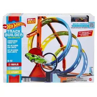 Juguetrón Mattel hot wheels track builder kit de giros sin límite hdx79 oferta