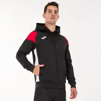 Joma Chaqueta con capucha hombre crew iii negro rojo blanco oferta