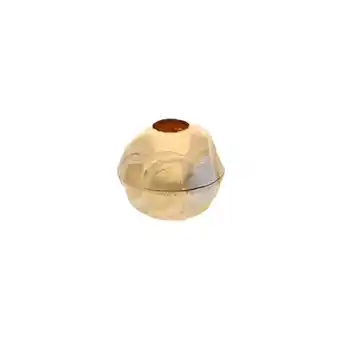 Nacional Monte de Piedad Dije hueco motivo esfera en oro amarillo 14 kilates. oferta