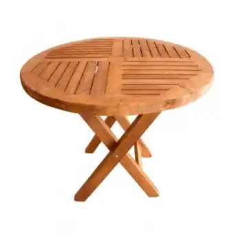 Muebles Dico Mesa plegable redonda andrea café i oferta