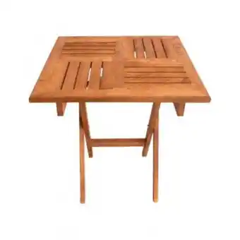 Muebles Dico Mesa plegable cuadrada andrea café i oferta