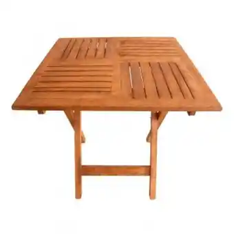 Muebles Dico Mesa plegable cuadrada andrea café ii oferta