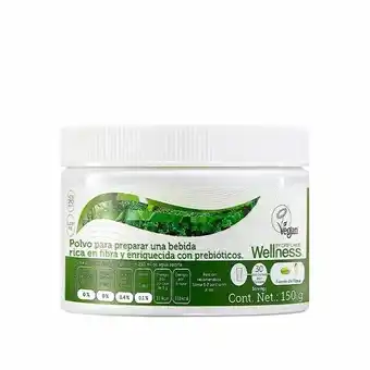 Polvo para preparar una bebida rica en fibra prebiótica*