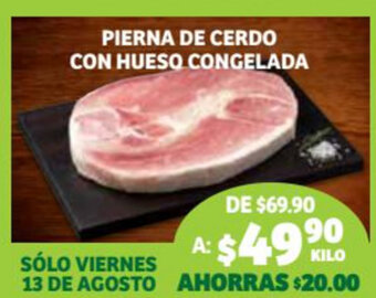 Pierna De Cerdo Con Hueso Congelada