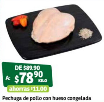 Soriana Súper Pechuga De Pollo Con Hueso Congelada oferta