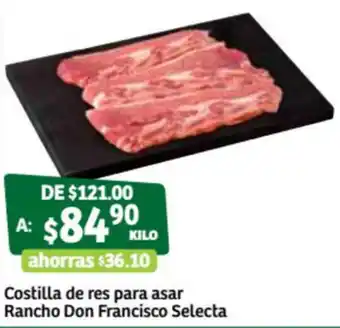 Soriana Súper Costilla De Res Para Asar Rancho Don Farncisco oferta