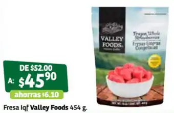 Soriana Súper Fresa Lqf Valley Foods 454g oferta