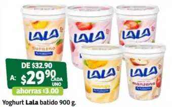 Soriana Súper Yoghurt Lala Batido 900g oferta