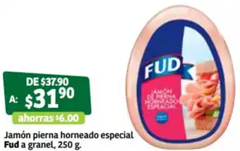 Soriana Súper Jamón Pierna Horneado Especial Fud A Granel 250g oferta