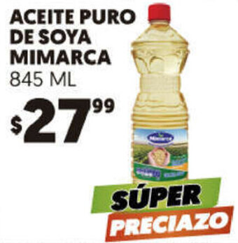Merco Aceite Puro De Soya Mimarca 845 ml oferta