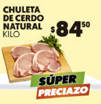 Merco Chuleta De Cerdo Natural oferta