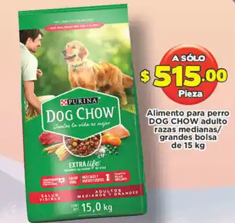 Super Aki Alimento Para Perro Dog Chow Adulto Razas Medianas/Grandes Bolsa De 15kg oferta