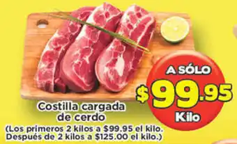 Super Aki Costilla Cargada De Cerdo oferta