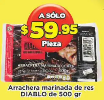 Super Aki Arrachera Marinada De Res Diablo De 500 Gr oferta