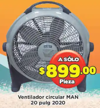 Super Aki Ventilador Circular Man 20 Pulg 2020 oferta