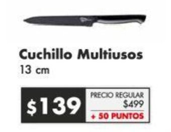 Soriana Híper Cuchillo Multiusos 13 cm oferta