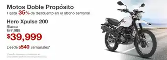 Hero Xpulse 200 Blanca