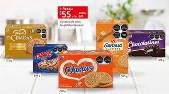 Walmart Variedad de cajas de galletas Gamesa oferta