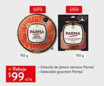 Walmart - Charola de jamón serrano Parma” • Selección gourmet Parma" oferta