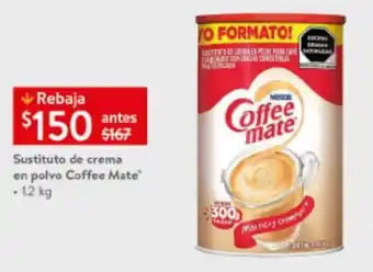 Walmart Sustituto de crema en polvo Coffee Mate - 12 kg oferta
