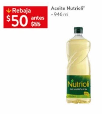 Walmart Aceite Nutrioli 946 ml oferta