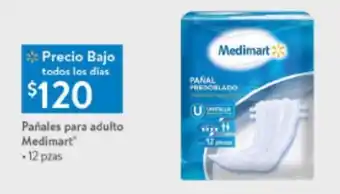 Walmart Pañales para adulto Medimart 12 pzas oferta